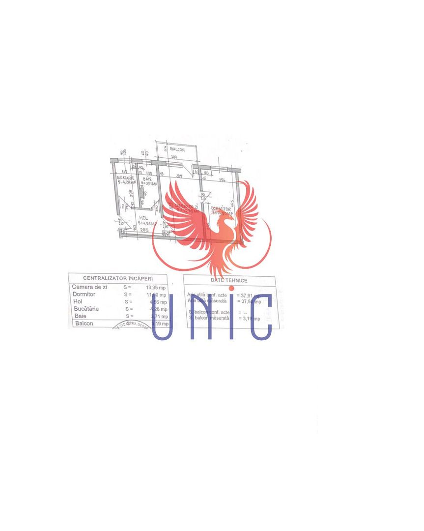 Apartament 2 camere Craiovita Noua zona Niela - Schiță 8