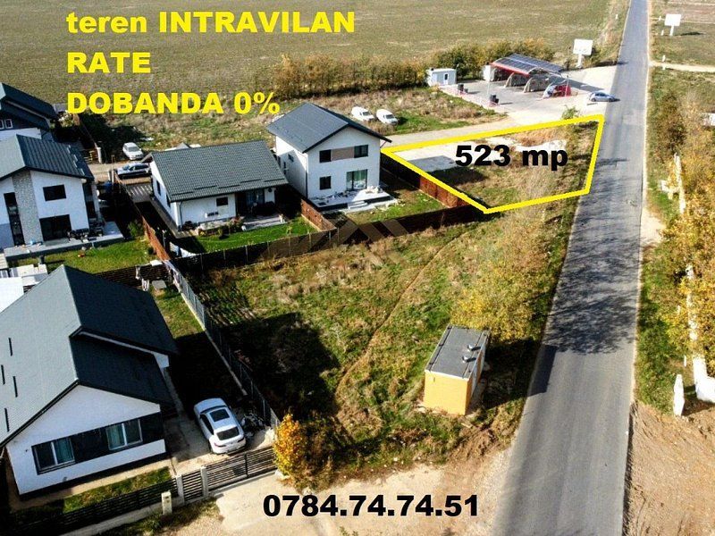 Teren INTRAVILAN la sosea - comuna Berceni - Poză 1
