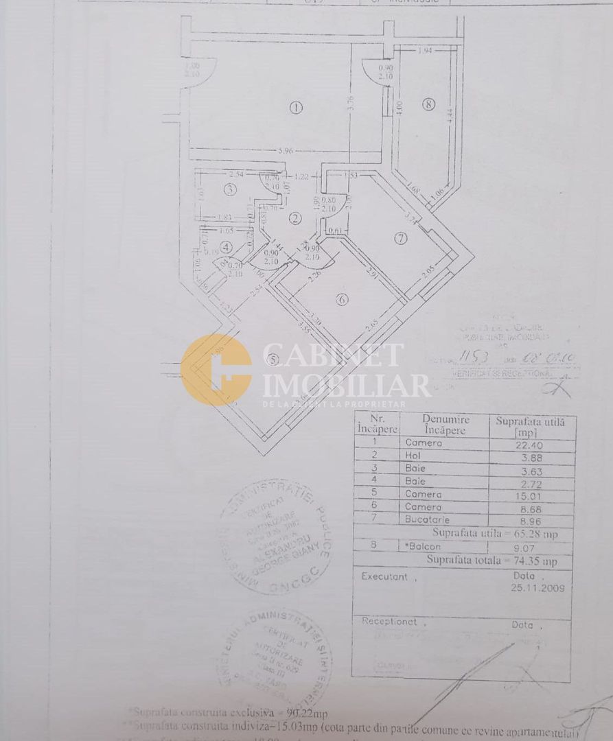 3 camere - STADION - 74mp - INTABULAT - Poză 9