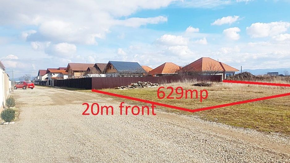 Parcela de 629mp in Harman pe str. Decebal, 42000 euro - Poză 1