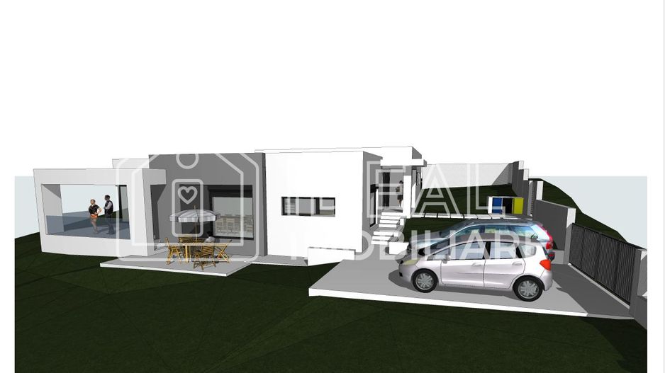 Casă modernă pe un singur nivel în Bavaria, teren 750 mp - Poză 2