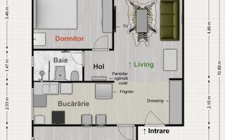 3 Camere Semidecomandate,Central,Horea,BT Arena,Facultatea de litere. - Poză 9
