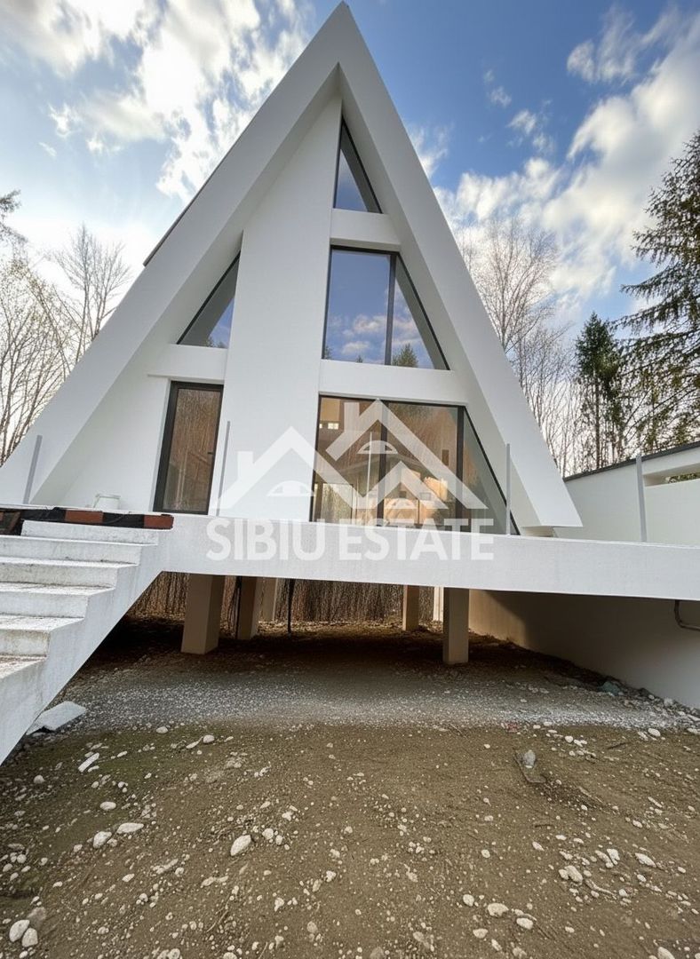 Casa / Cabana A-Frame moderna, 4 camere – Investitie - Poză 3