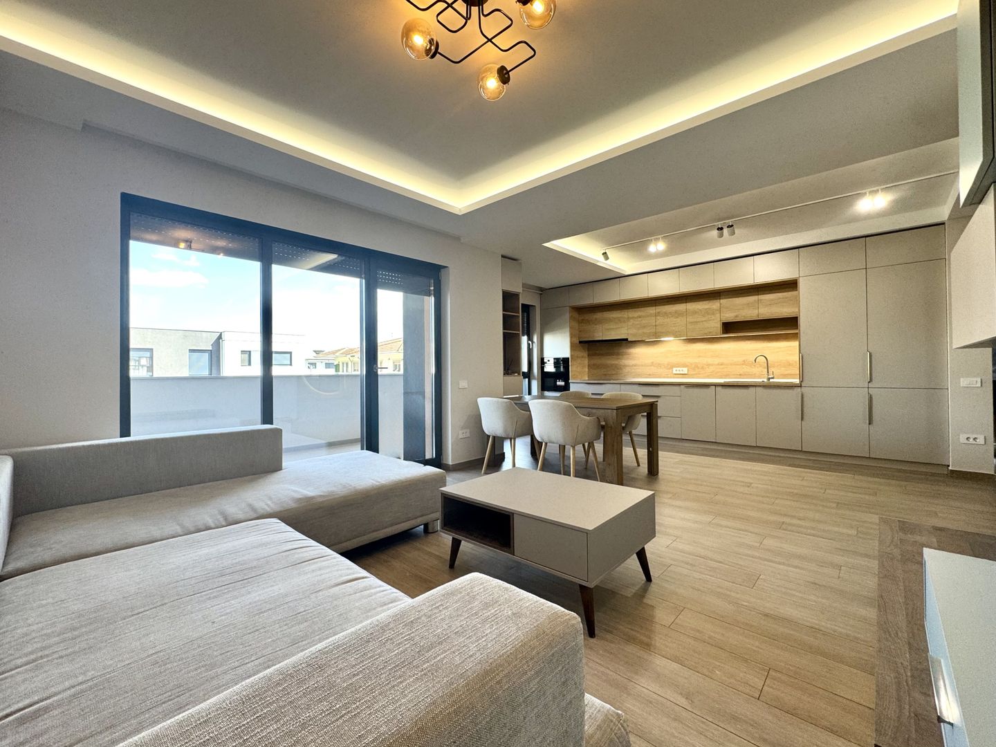 Apartment cu 2 camere, cu terasa generoasă, in zona Dumbrăvița - Kaufland - Poză 1