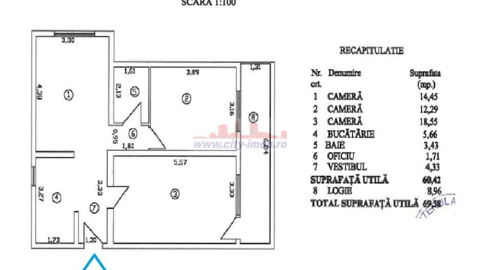 Vanzare Apartament 3 Camere Titulescu Primaria sector 1 - Poză 23