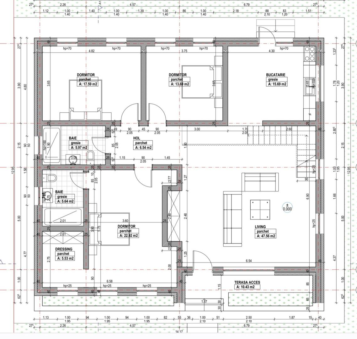 Casă premium pe parter de vânzare în Sânpetru - Poză 9
