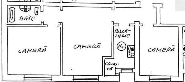 Apartament 3 camere, decomandat, etaj 1, zona Cedonia  Sibiu - Poză 28