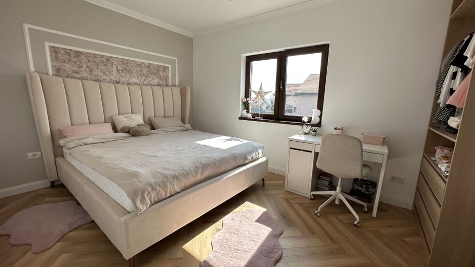 Duplex despartit prin spatiu tehnic  - teren 500mp - Poză 10