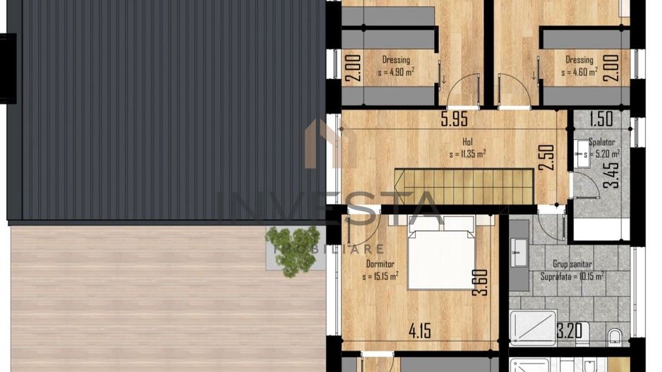 Vila premium Faget | 930 mp teren | Smart home | Finisaje de lux! - Schiță 19