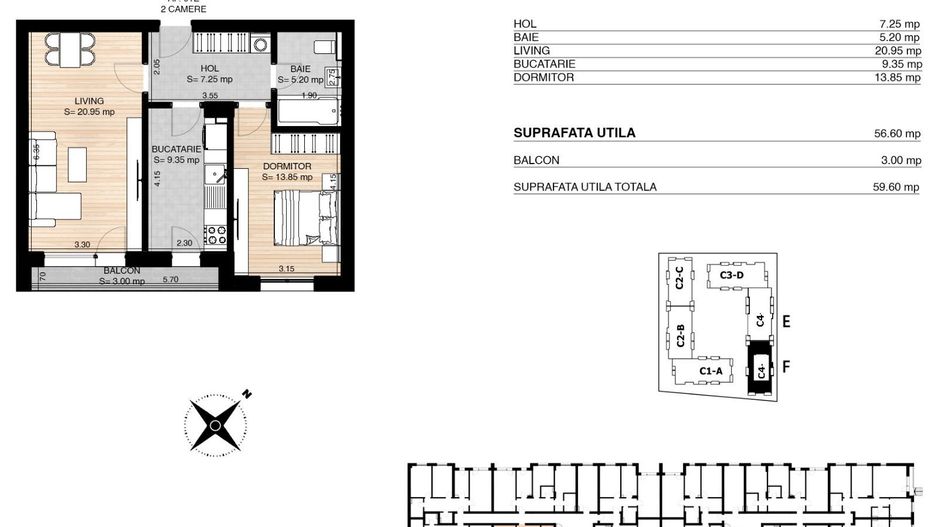 Comision 0 I Apartament 2 camere Miluna Residence - Poză 2