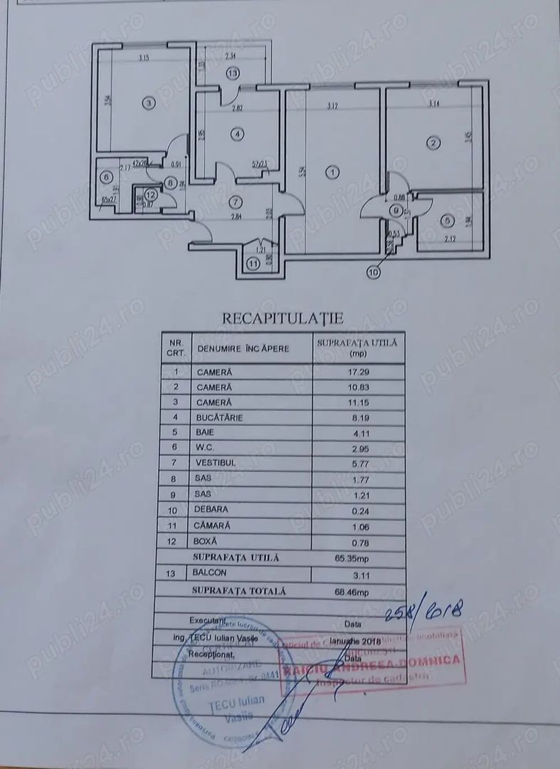 3 camere de vânzare, Titan - Auchan, zonă liniștită L331 - Poză 2