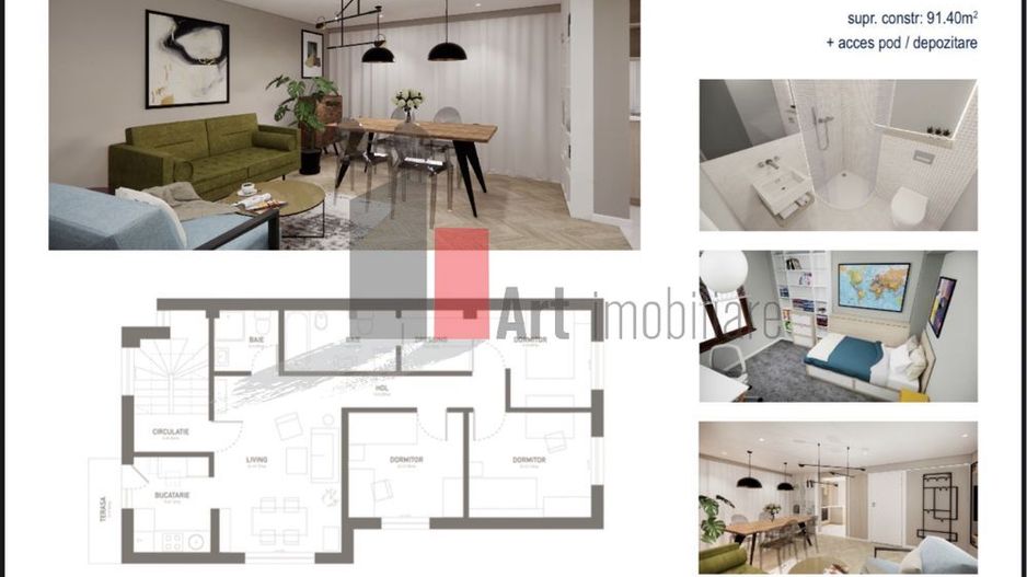 Vânzare 4 camere decomandate Brâncoveanu-Drumul Găzarului - Poză 6