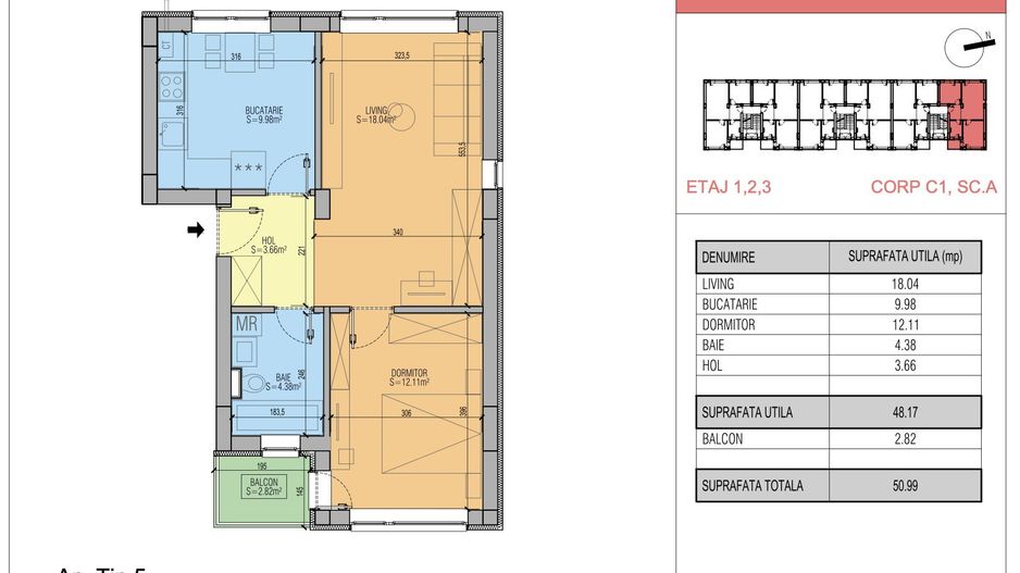 Apartament decomandat, geam la baie, aproape de stația STB - Poză 5