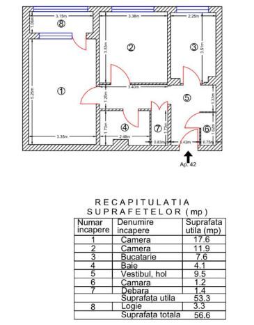 Apartament 2 camere renovat integral, Lujerului, Militari - Poză 8