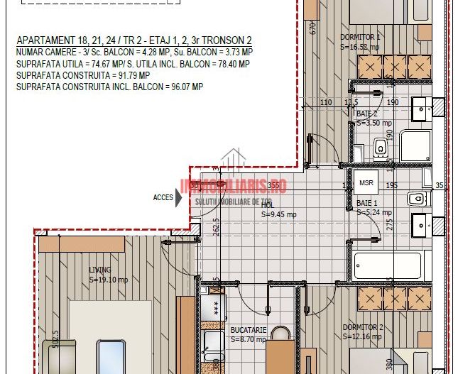 Regim mic de înălțime | Zona Theodor Pallady | Direct Dezvoltator - Schiță 1