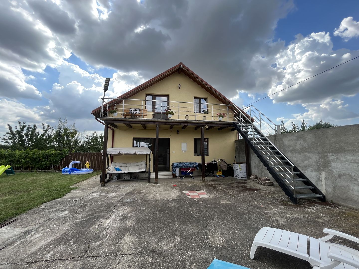 Casa Individuala Becicherecu Mic P+M,3 Camere,2 Bai,Teren 3400 mp,F.s 35m - Poză 2