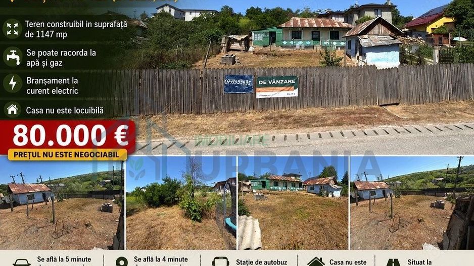 Teren construibil de vânzare în Breazu, Iași – Str. Șoimilor nr. 129 - Poză 1