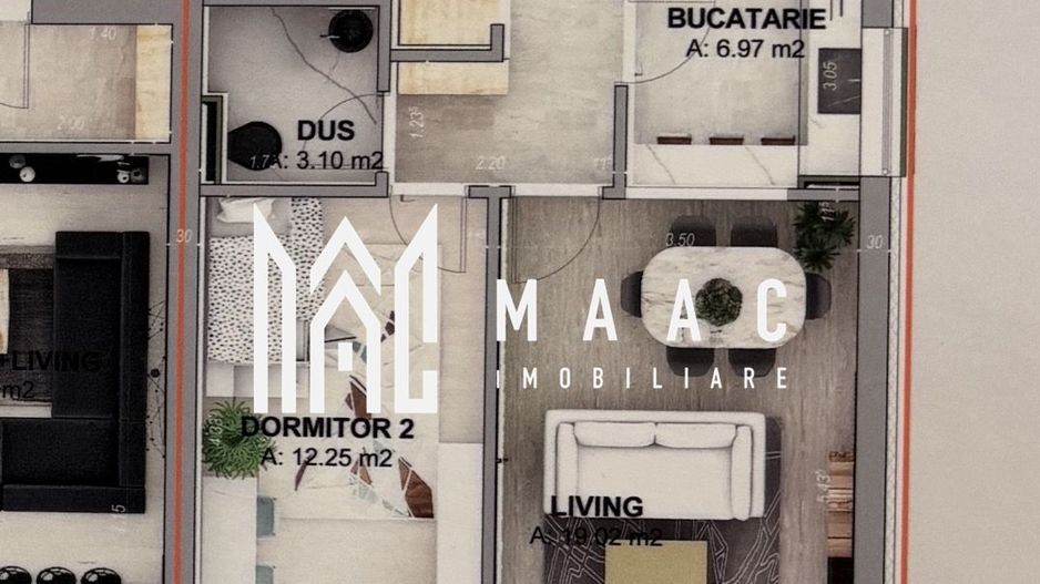 Apartament 3 camere I 2 Bai I Parcare inclusa I Zona vest - Poză 2