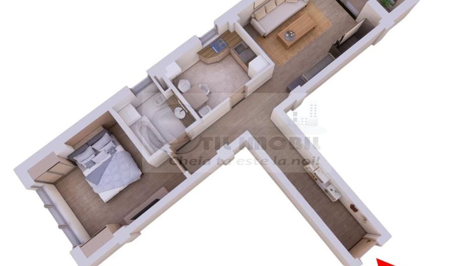 Apartament 2 camere - Pacurari - Strada Soarelui - Poză 3