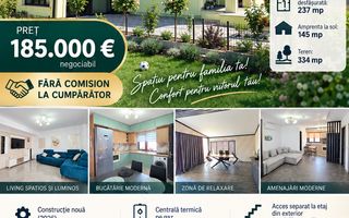 CASA individuală P+1E cu teren 334 mp, VASLUI - zona KAUFLAND; - Poză 1