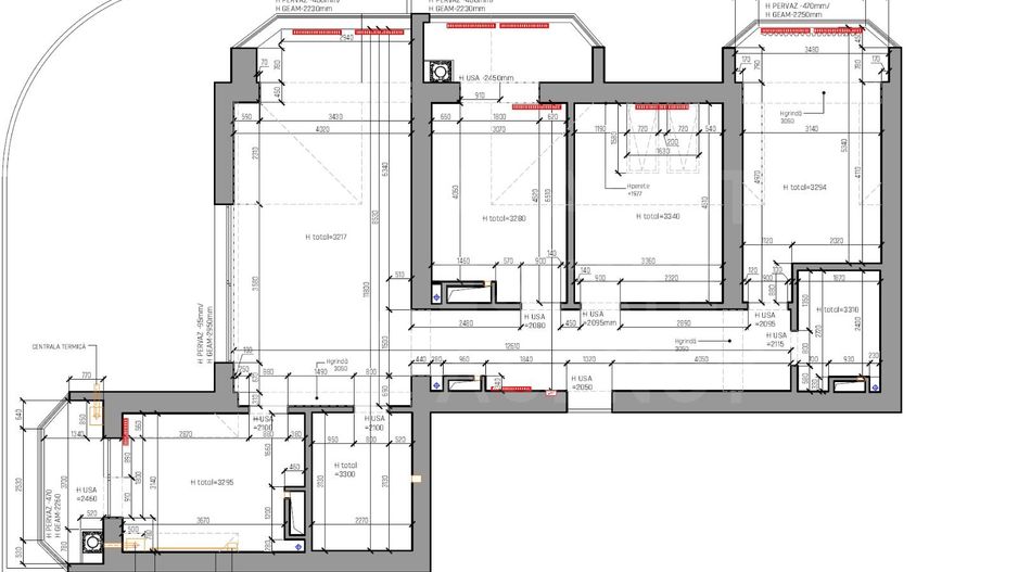 Vânzare, penthouse, 4 camere, strada Alba Iulia, Buiucani. - Schiță 31