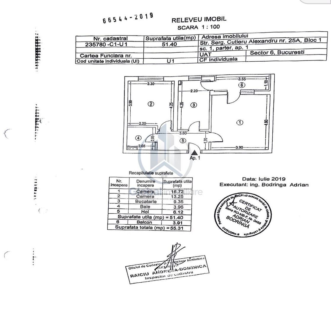 EXIGENT PLAZA, LUJERULUI,renovat 2026, mobilat si utilat complet, 56MP - Poză 12