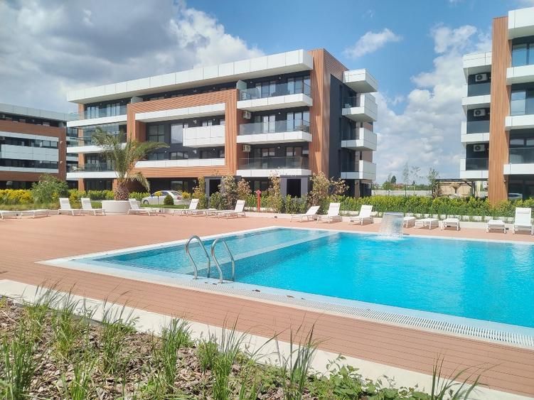 Apartament 2 camere lux, piscină, grădină, parcare suprateran - Poză 2