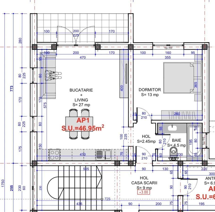 COMISION 0 | Apartamente 2 camere| Etaj 1| Kaufland | Moșnița Nouă - Poză 7