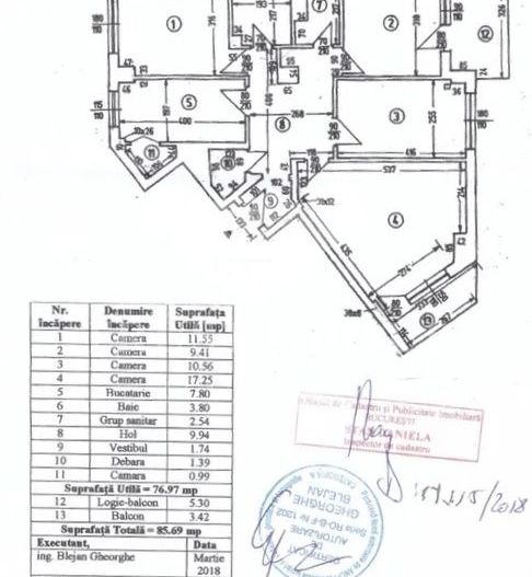 Apartament 4 camere Turda - Imobil 1982 - Poză 1