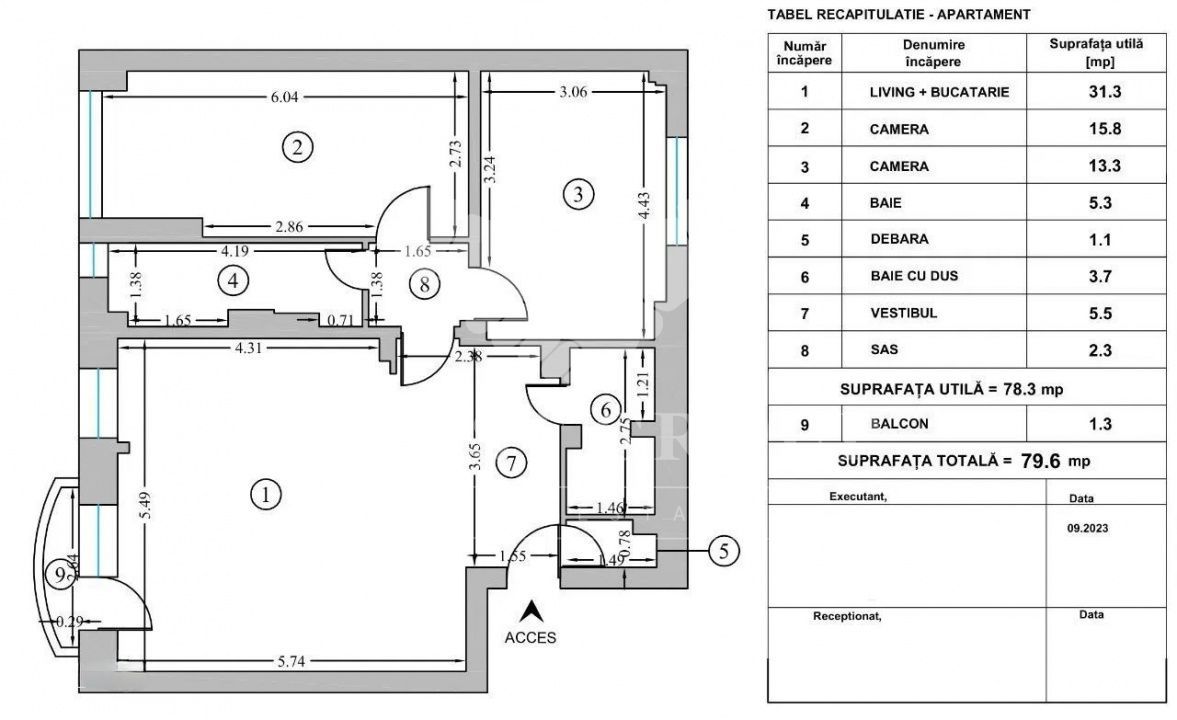 Apartament 3 camere Aviației | Imobil 1989 | Loc de parcare ADP - Poză 20