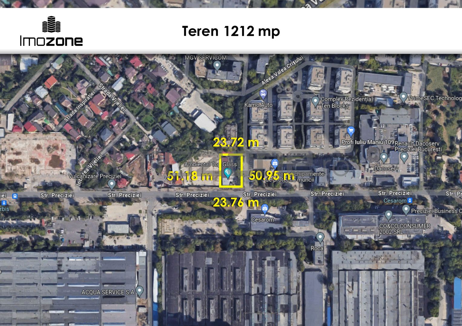 Oportunitate investitie, Militari - Preciziei, teren stradal, 1212 mp! - Poză 1
