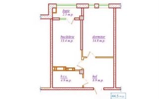 Vânzare, apartament, 1 cameră, str. Nicolae Dimo, Durlești - Poză 1
