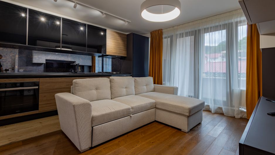 Apartament 2 camere mobilat complet, parcare subterana Schei - Poză 13