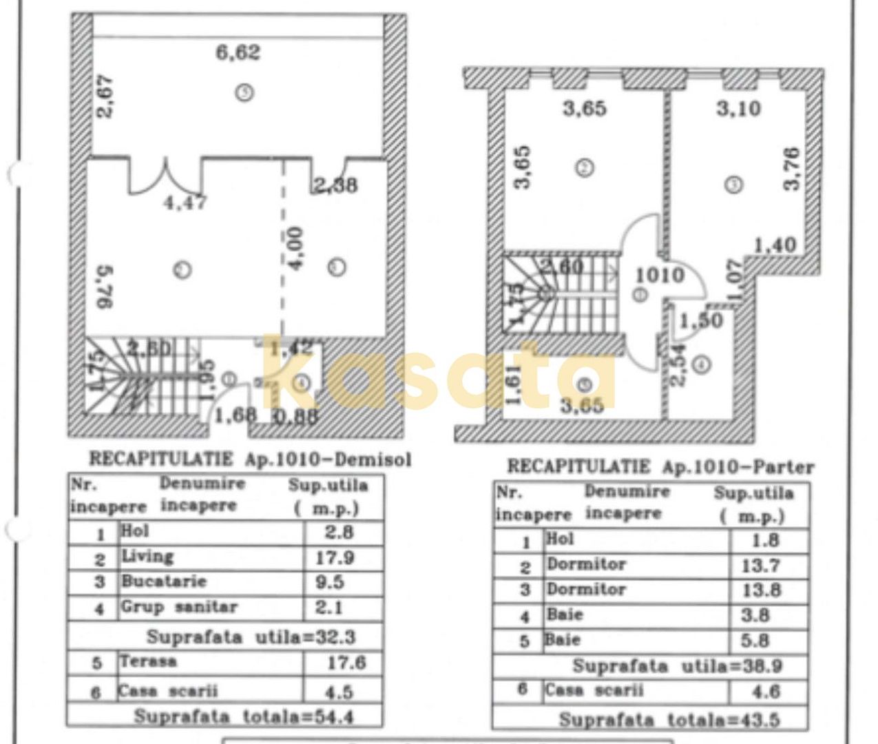 3 camere cu terasa | WIN Herastrau | Vest - Schiță 12