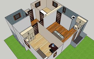 Casa  4 camere,2 bai,136 mp, 550 mp teren zona Corunca - Poză 15