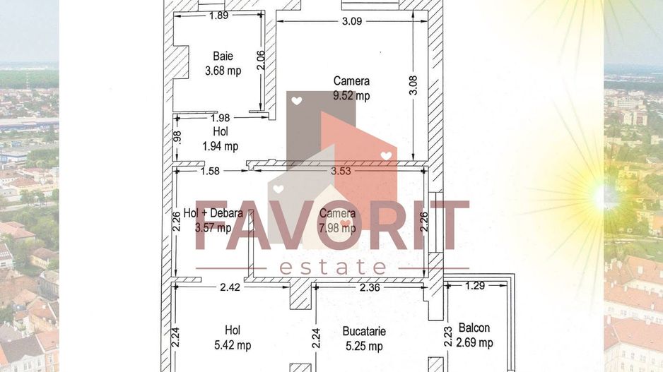 3 camere | etaj 2 | centrala proprie | renovat | zona excelenta | - Poză 16