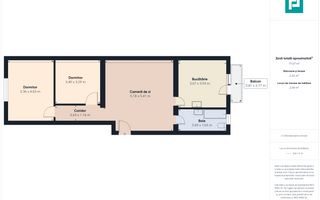 Apartament 3 camere, spațios, mobilat, în Chișoda - Poză 11