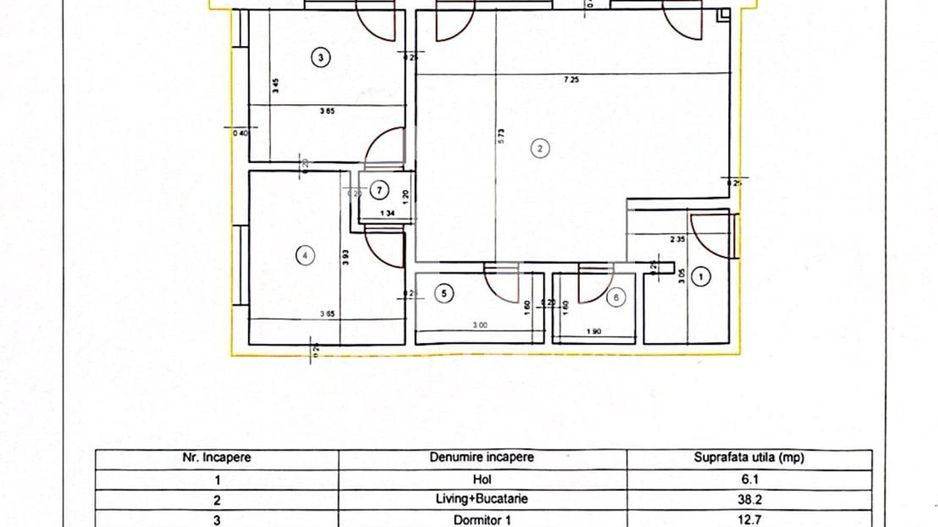 Apartament 3 camere, Bloc nou, Parcare inclusa, Jucu, COMISION 0 - Poză 2