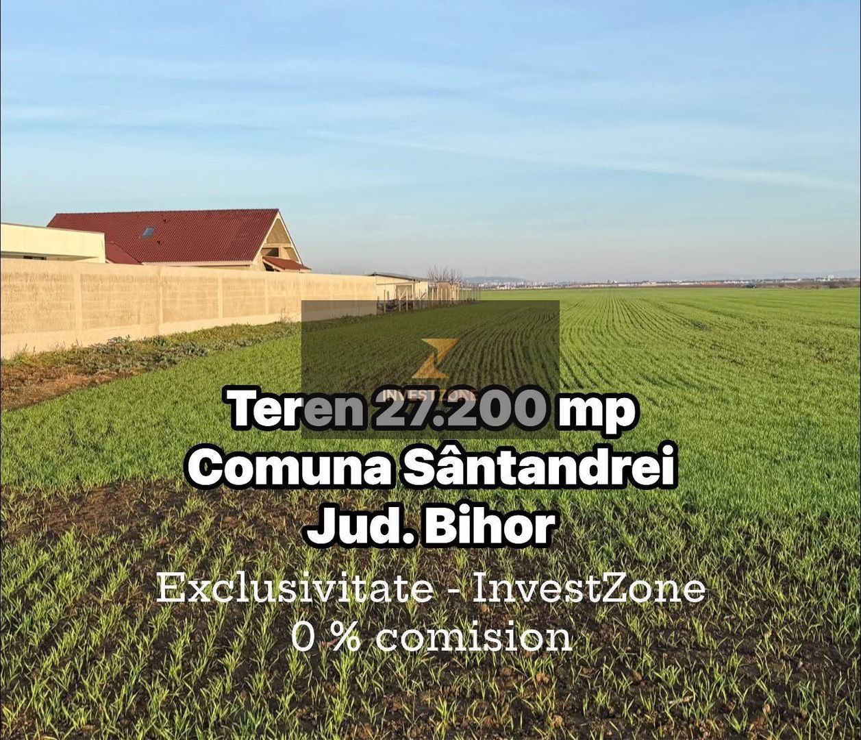 27.200 mp comuna Santandrei - Bihor - Oradea - Poză 1