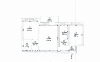 Apartament 3 camere finisat & mobilat premium, lângă faleza Mureșului - Poză 12