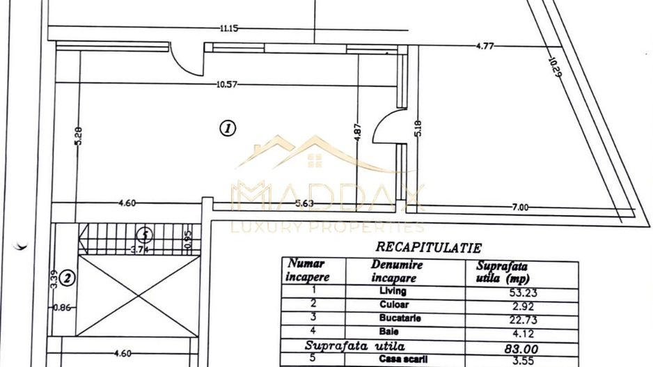 Penthouse cu 5 camere *347mp* + terasa 101mp* // Zona Herastrau - Schiță 50
