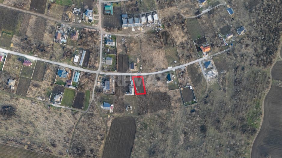 Teren 9,45 ari Ghidighici | 23 m fațadă | pentru construcții | 6 km de Chișinău - Poză 4