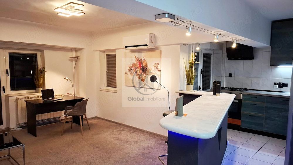 Apartament 2 camere open-space Unirii | 70 mp | 3 balcoane | 550 € - Poză 7