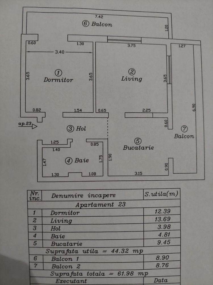 Giroc-Aleea cu plopi | 2Camere | Bucatarie inchisa | 2 Balcoane | Loc de parcare - Poză 6