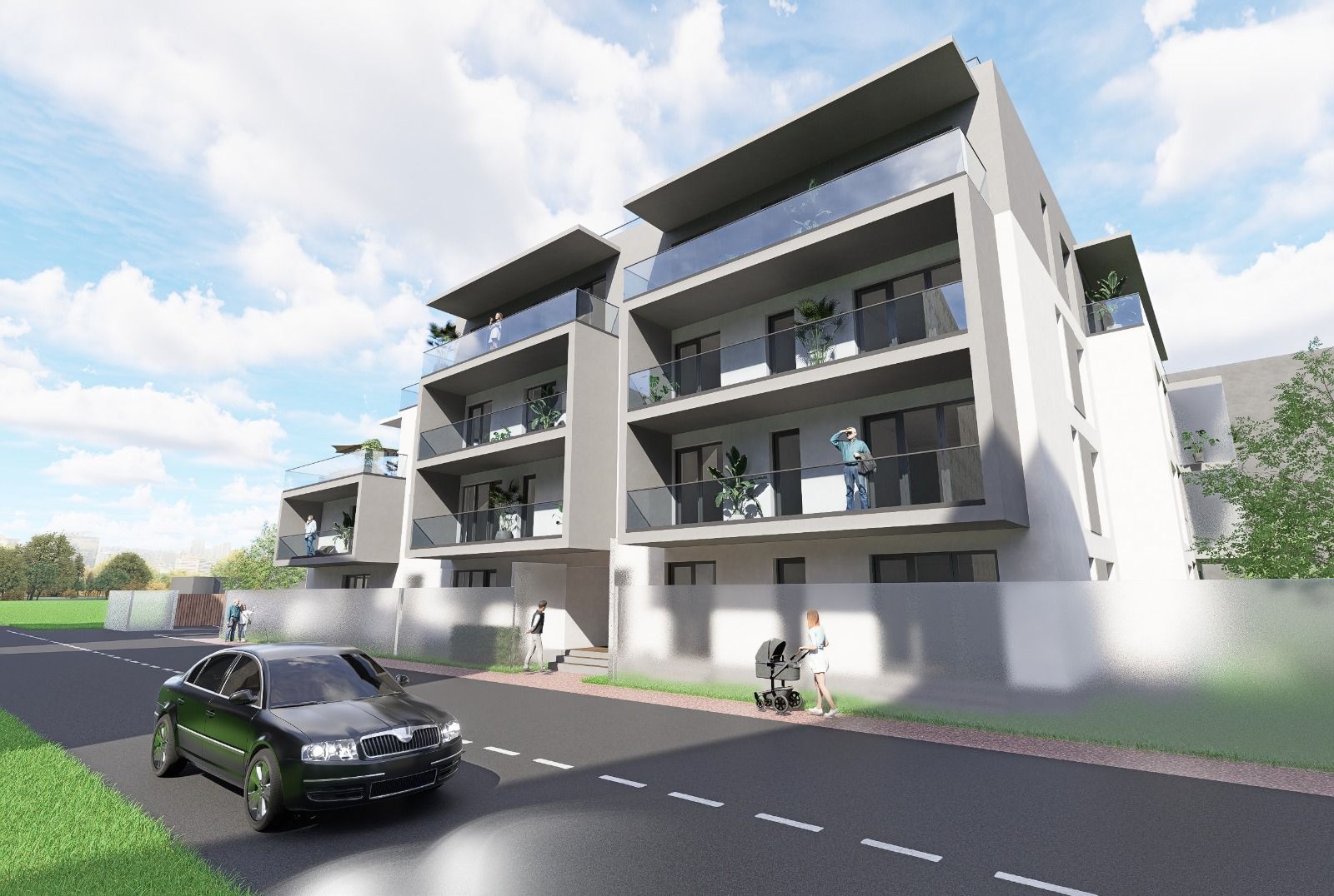 AP. 3CAM+GRADINA 60MP - BLOC PREMIUM P+3 / POZITIE SUD-EST! - Poză 5