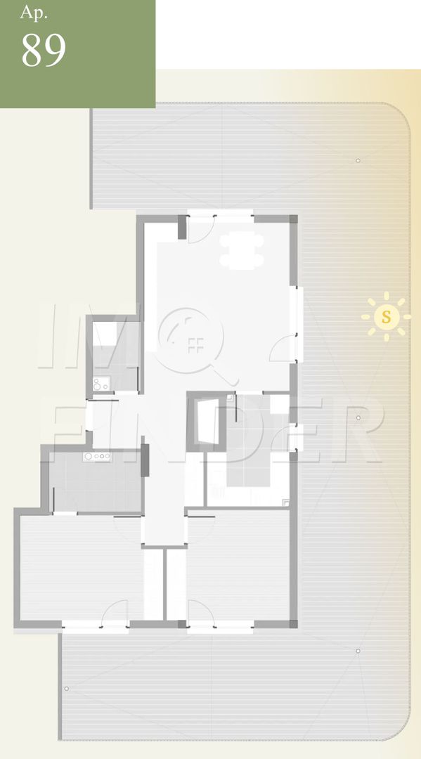 DEZVOLTATOR- Penthouse  -  Floresti -  IMOBIL PREMIUM FINALIZAT - Poză 2