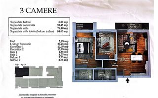 AP 3 CAM. CU LIVING OPEN-SPACE IN BLOC PREMIUM P+5 FINALIZAT! - Poză 4