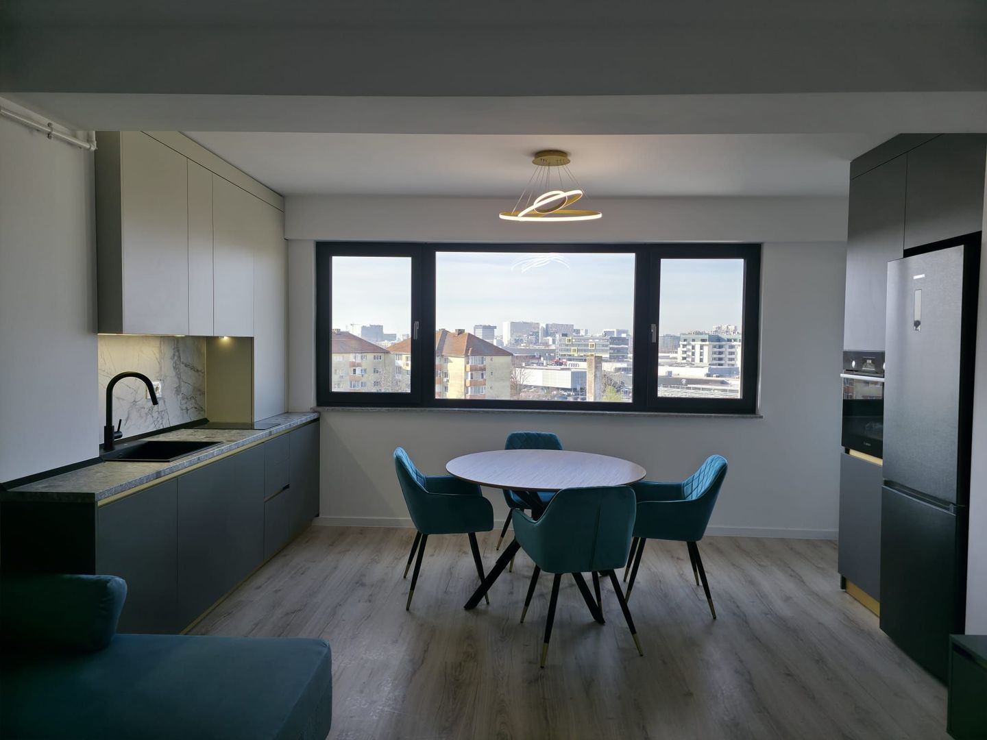 Apartament 2 camere lux decomadat cu loc de parcare Pipera Rond OMV - Poză 3