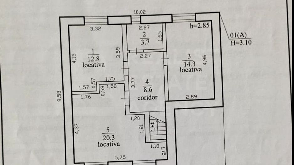 Vânzare, casă, 207.4 mp, str. Ștefan cel Mare și Sfânt, Grătiești - Schiță 33