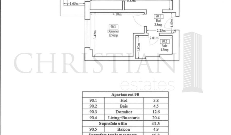 Studio 2 Camere - 46 mp - Astorium LIFE - Poză 2